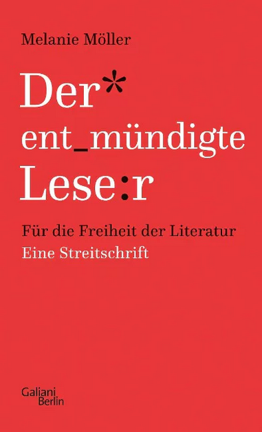 Cover Der entmündigte Leser von Melanie Möller